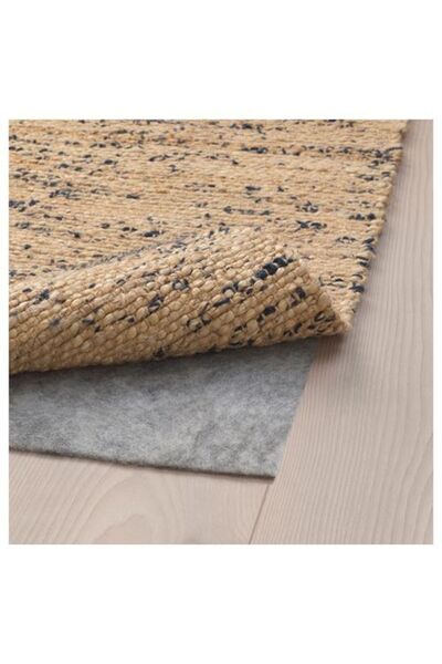 IKEA Melholt Halı, Natürel-koyu Mavi