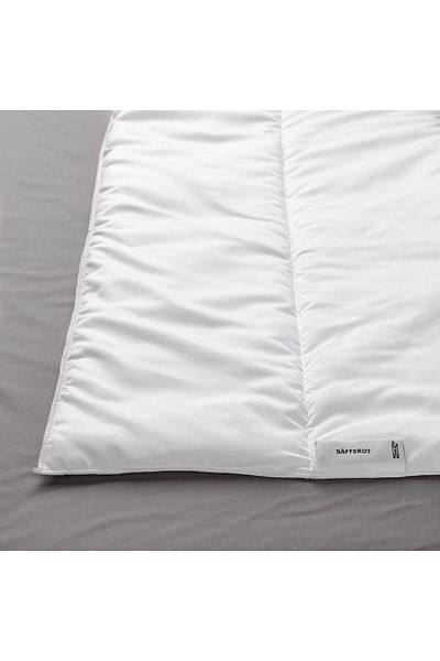 IKEA single comforter, white, 150x200 cm, light warm