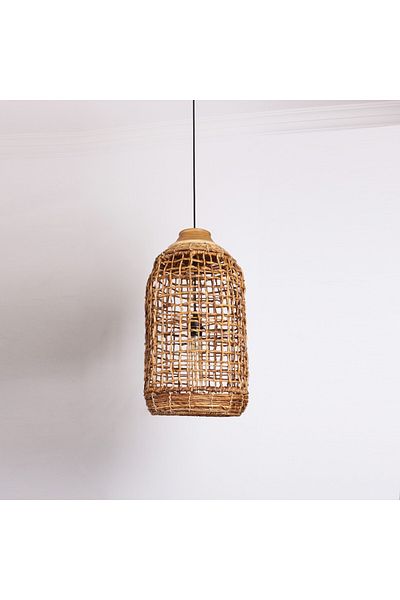 Mylamp Faralya Natural Abaca Chandelier 25X55 cm
