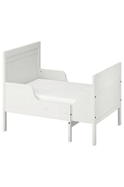 IKEA uzayabilen çocuk karyolası, beyaz, 80x200 cm