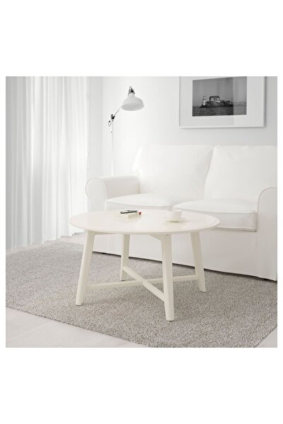 IKEA Orta Sehpa, Kayın Ağacı, Yükseklik: 48 cm  Çap: 90 cm