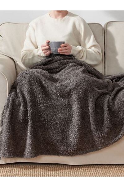 IKEA Evalı Single Blanket Dark Gray