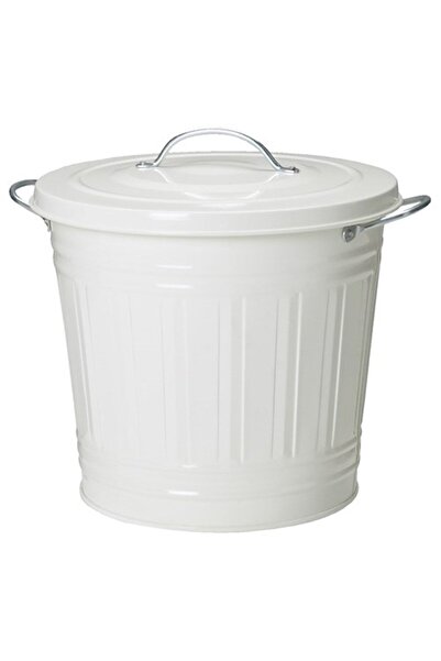 IKEA White Knodd Trash Can