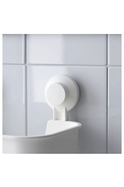 IKEA 28x17x17 Καλάθι ντους με βεντούζα - Σαπουνάκι σαμπουάν