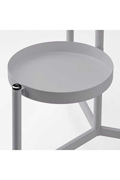 IKEA çiçeklik, açık gri, 58 cm