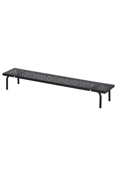 IKEA monitör yükseltici, Siyah, Yükseklik: 14 cm  Uzunluk: 97 cm  Genişlik: 1...