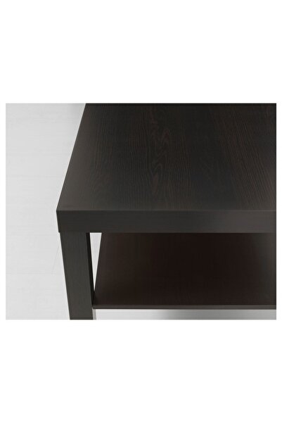 IKEA Dekoratif Lack Orta Sehpa Mobilya Siyah Renkli (55x90 Cm)