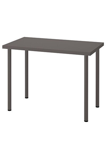 IKEA çalışma masası, koyu gri, 100x60 cm