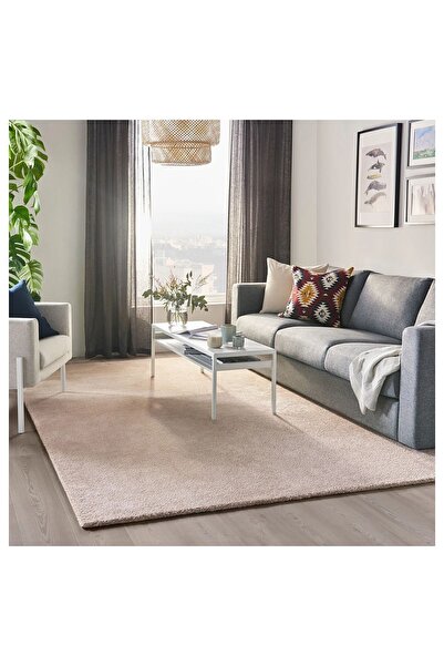 IKEA Kırık Beyaz Kir Tutmaz, Kalın, Yumuşak Tüylü Halı