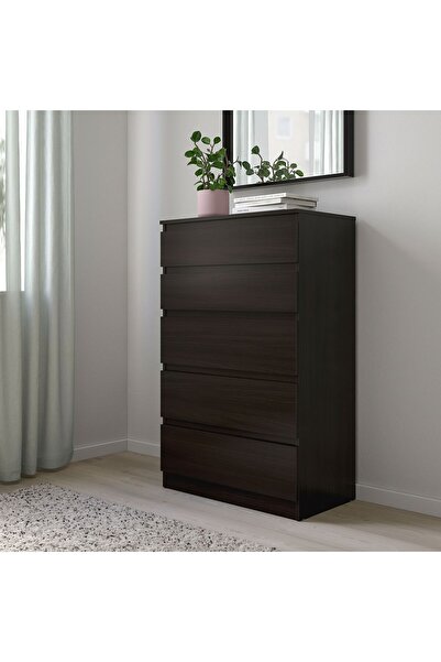 IKEA 5 çekmeceli şifonyer, venge, 70x112 cm