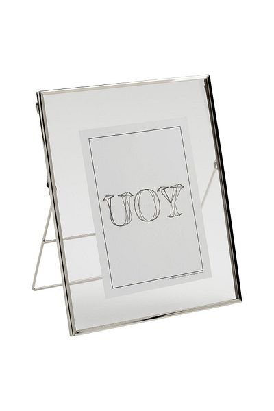 IKEA Silver Color Metal Hangable Photo Frame 20X25 cm Ikea Pedestal Frame Photography Holder