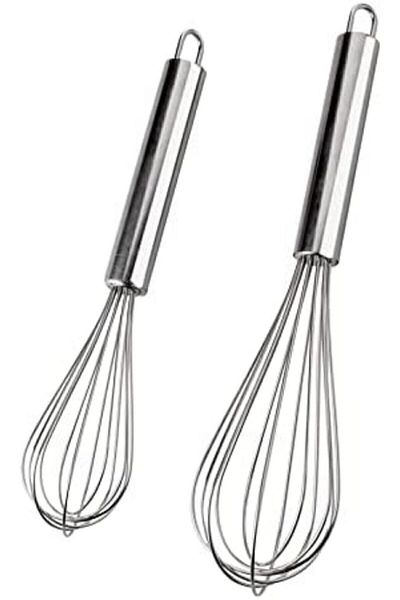 IKEA 2 Piece Steel Whisk 2 Li Metal Wire Whisk Kitchen Products