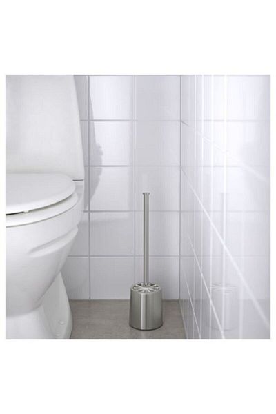 IKEA Perie de toaletă Brogrund, oțel inoxidabil