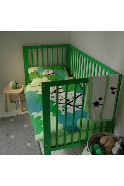 IKEA Green-Turquoise Baby Duvet Cover Set - 60X120 cm Duvet Cover, Pillowcase and Sheet