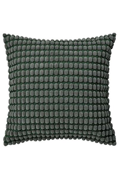IKEA Throw Pillow Cover Gray-Green Color 50X50 Polka Dot Themed Home Textile