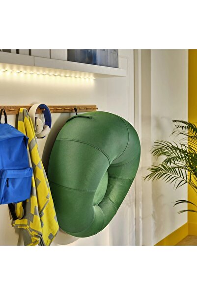 IKEA şişirilebilir oyuncu koltuğu, parlak yeşil
