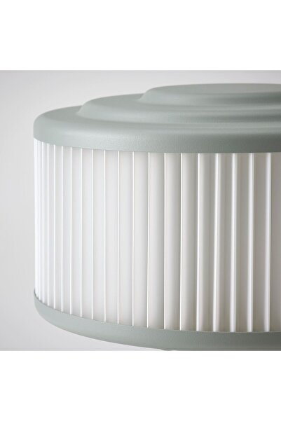 IKEA masa lambası, gri-yeşil, 37 cm Çap: 25 cm Yükseklik: 37 cm Maks.: 16 W