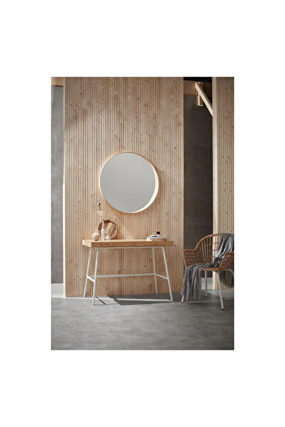 IKEA Dayanaklı Bambu 102x49 Cm Çalışma Ve Makyaj Masası