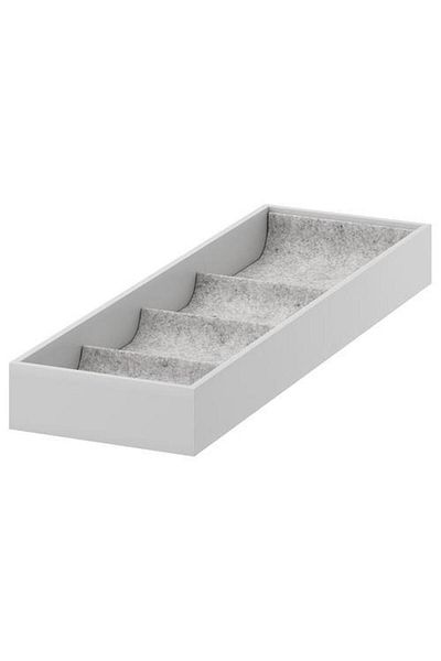 IKEA Unit with Shelf Compartment Light Gray 15X53X5Cm Jewelry-Glasses-Watch Organizing Box Soft Ke