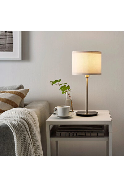 IKEA Modern White Ringsta Lampshade - 41 cm