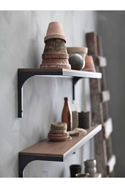 IKEA duvar rafı, siyah, 101x20 cm, 1 adet