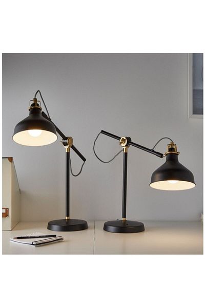 IKEA Ranarp Work Lamp - Desk Lamp - Black