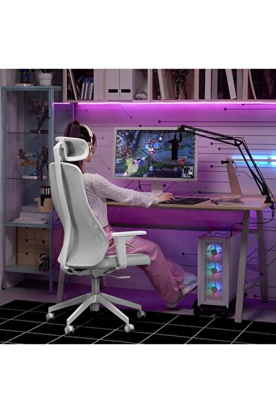 IKEA "LOTR®" LÅNESPELARE mikrofon kolu, antrasit, vida bağlantılı