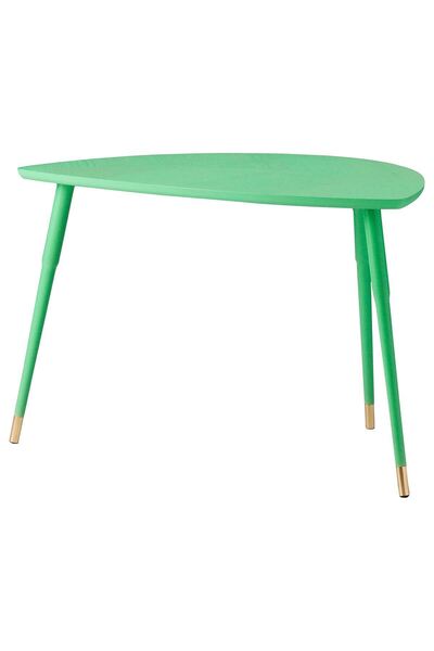 IKEA Orta Sehpa, Yaprak Şeklinde, Uzunluk: 77 cm  Genişlik: 39 cm  Yükseklik: 51 cm