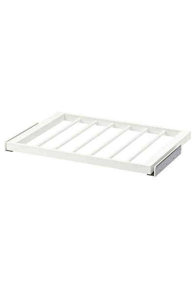 IKEA Συμπληρωματική Κρεμάστρα Παντελονιού Συρόμενη, Λευκή 75x58 εκ