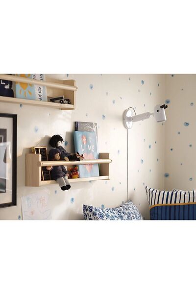 IKEA FLISAT DUVAR RAFI HUŞ AHŞAP DUVAR RAFI MONTESSORİ KİTAPLIK ÇOCUK ODASI RAFI