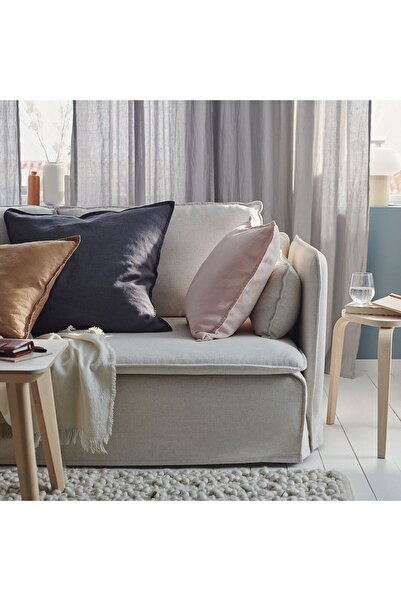 IKEA Husa de perna Dytag, gri inchis, 65x65 Cm