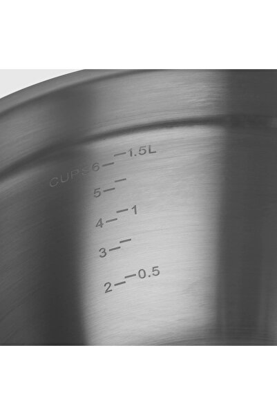 IKEA مجموعة حاويات تخزين من الفولاذ المقاوم للصدأ من Cıklıd، مجموعة من 3 قطع