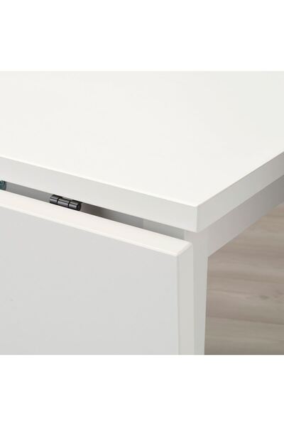 IKEA katlanır mutfak masası, beyaz, 2-4 kişilik, katlanabilir, 74/104x74 cm