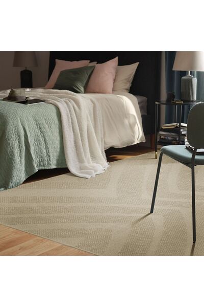 IKEA halı, bej-melanj, 200x300 cm, iç-dış mekan için uygundur