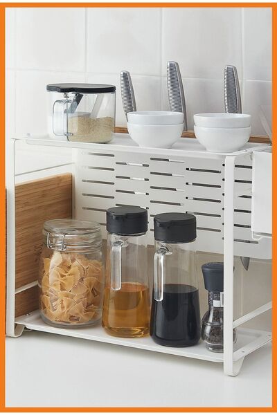 Alony Home Avsteg Countertop Organizer 40 X 21 Cm White