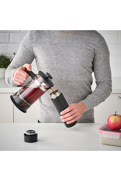 IKEA Undersöka Thermos Flask Black 400ml