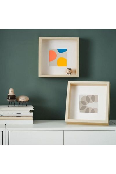 IKEA Wooden Frame, Oak Look, 25X25 cm