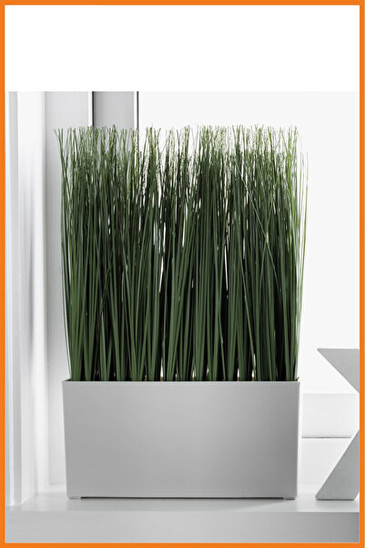 Alony Home Plantă artificială Ornament în ghiveci cu iarbă Copac cu flori nat...
