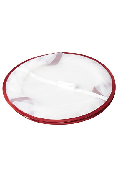 IKEA Lerflundra Food Protector, Red-White, 36X15 cm