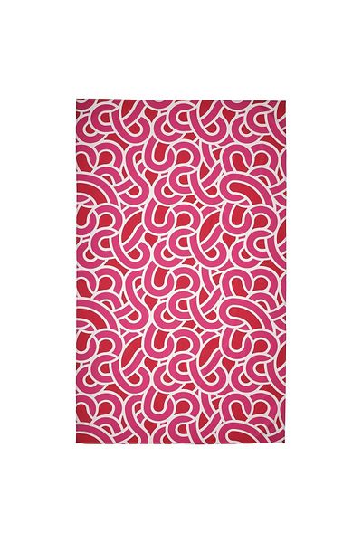 IKEA Fata de masa SÖTRÖNN, rosu-roz, 145x240 cm