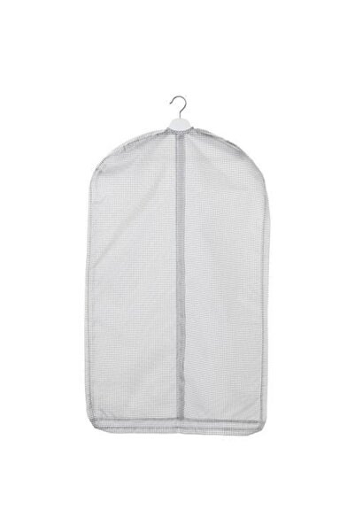 IKEA Чохол для сукні, біло-сірий