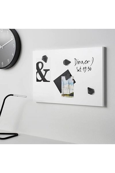 IKEA Svensas White 40x60 Cm Magnetic Magnet Board Office Home Wall Board Note Photo Picture Board