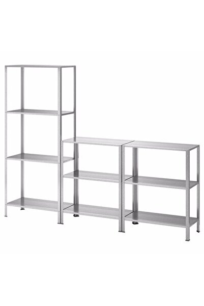 IKEA Hyllıs Raf Ünitesi, Gri