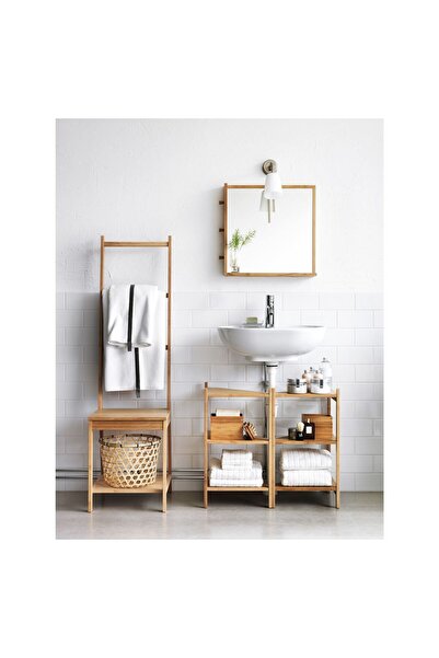 IKEA raf ünitesi, bambu, 34x60 cm