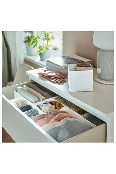 IKEA White Skubb Box Set, 6 Pieces