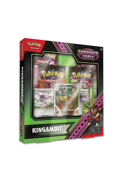 TOYFEST مجموعة Pokemon Illustration - مجموعة بطاقات رمزية للألعاب عبر الإنترنت مع صندوق خاص باللغة الإنجليزية TCG