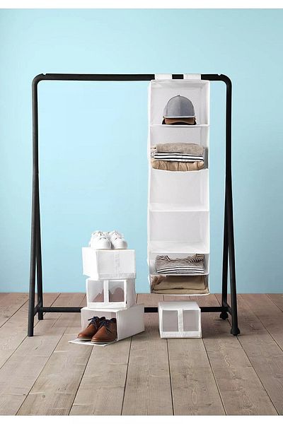 IKEA Skubb Organizer with Hanging Compartment - White