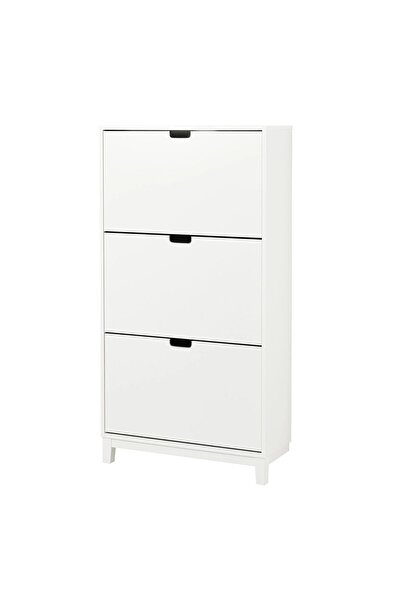IKEA Ställ Beyaz 79x29x148 Cm Modern Ayakkabı Dolabı