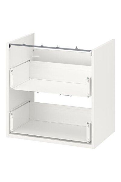IKEA Enhet, Lavabo Alt Dolabı Iskeleti, 60x40x60 Cm, Beyaz