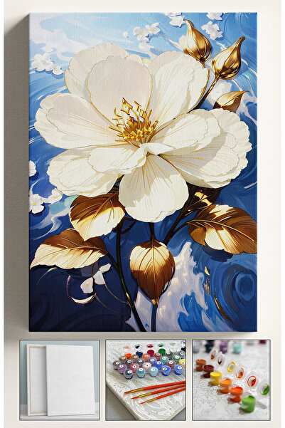 Akihabara Sayılarla Boyama Hobi Seti Çerçeveli Numaralı Tuval Fırça Boya Dahi...